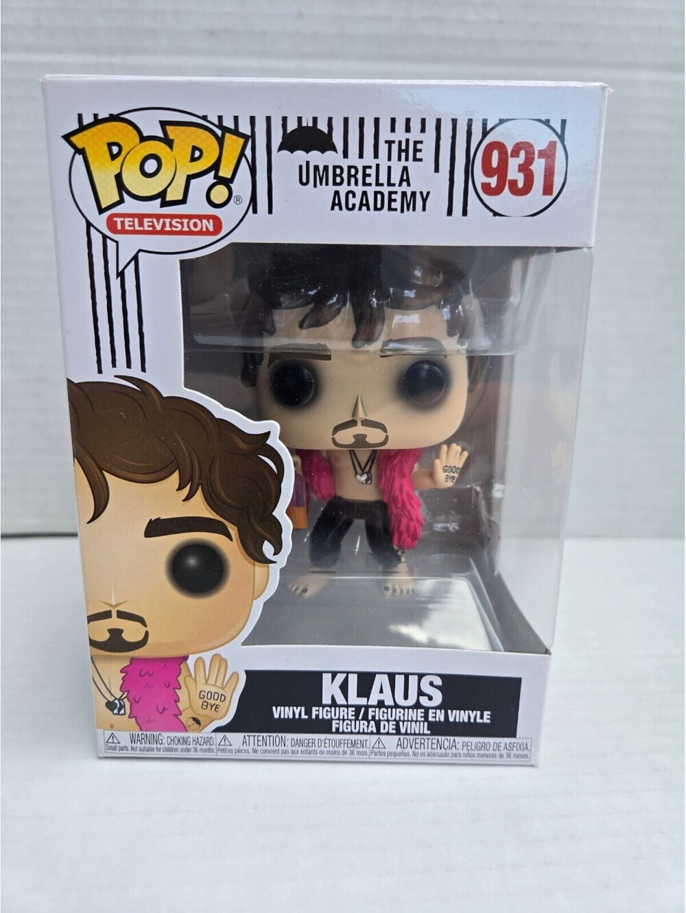 Funko Pop! Television The Umbrella Academy Klaus Vinyl Figure #931 Collectible